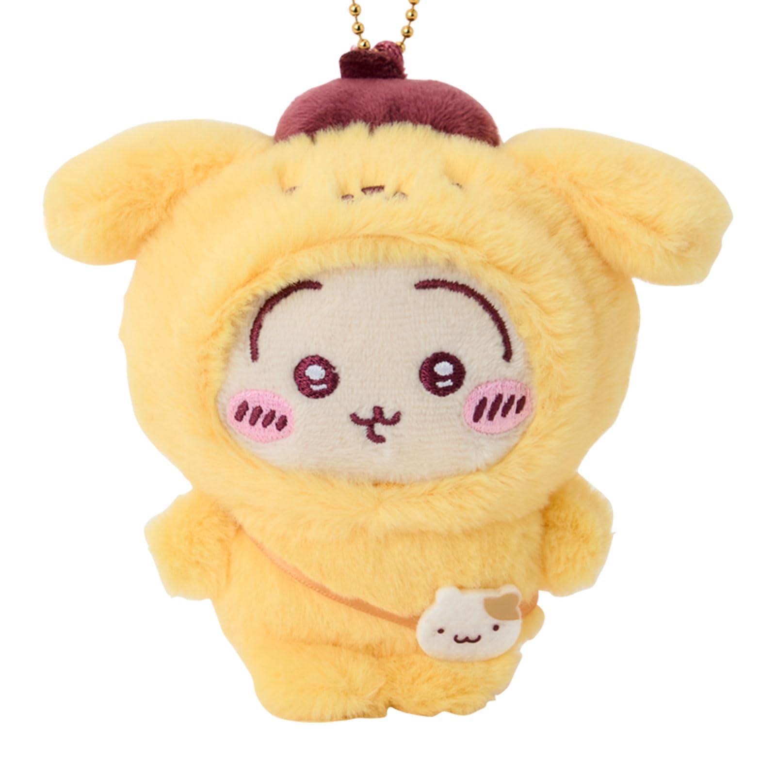Sanrio Chiikawa Rabbit Mascot Holder Pompompurin Polyester Ages 6+