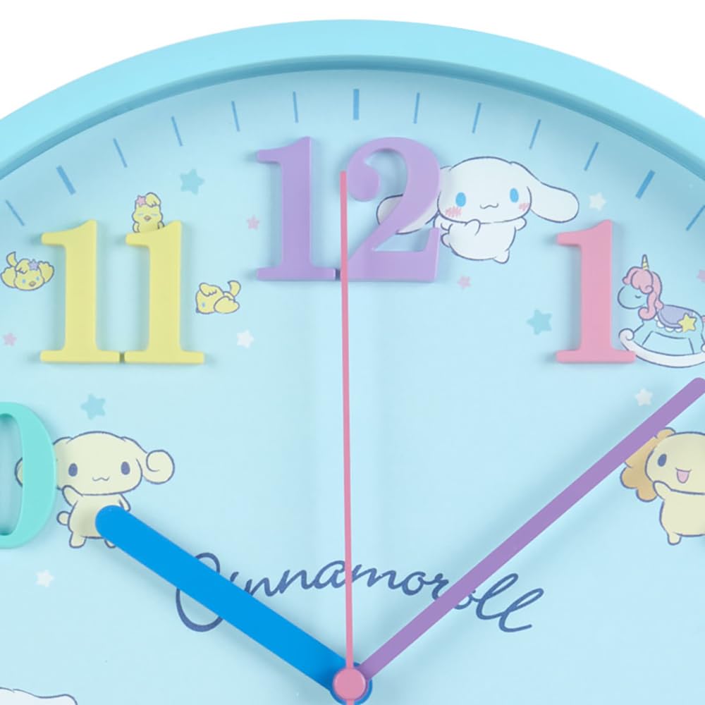 Sanrio Cinnamoroll Wall Clock 29.5 X 29.5 Cm Character Decor- Japan Figure Store - #1 Bring To You The Best Japanese Goods