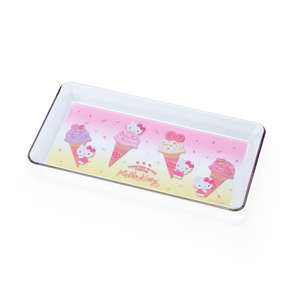 Sanrio Clear Pen Tray Ice Party Hello Kitty 390020 Stationery Organizer- Japan Figure Store - #1 Bring To You The Best Japanese Goods