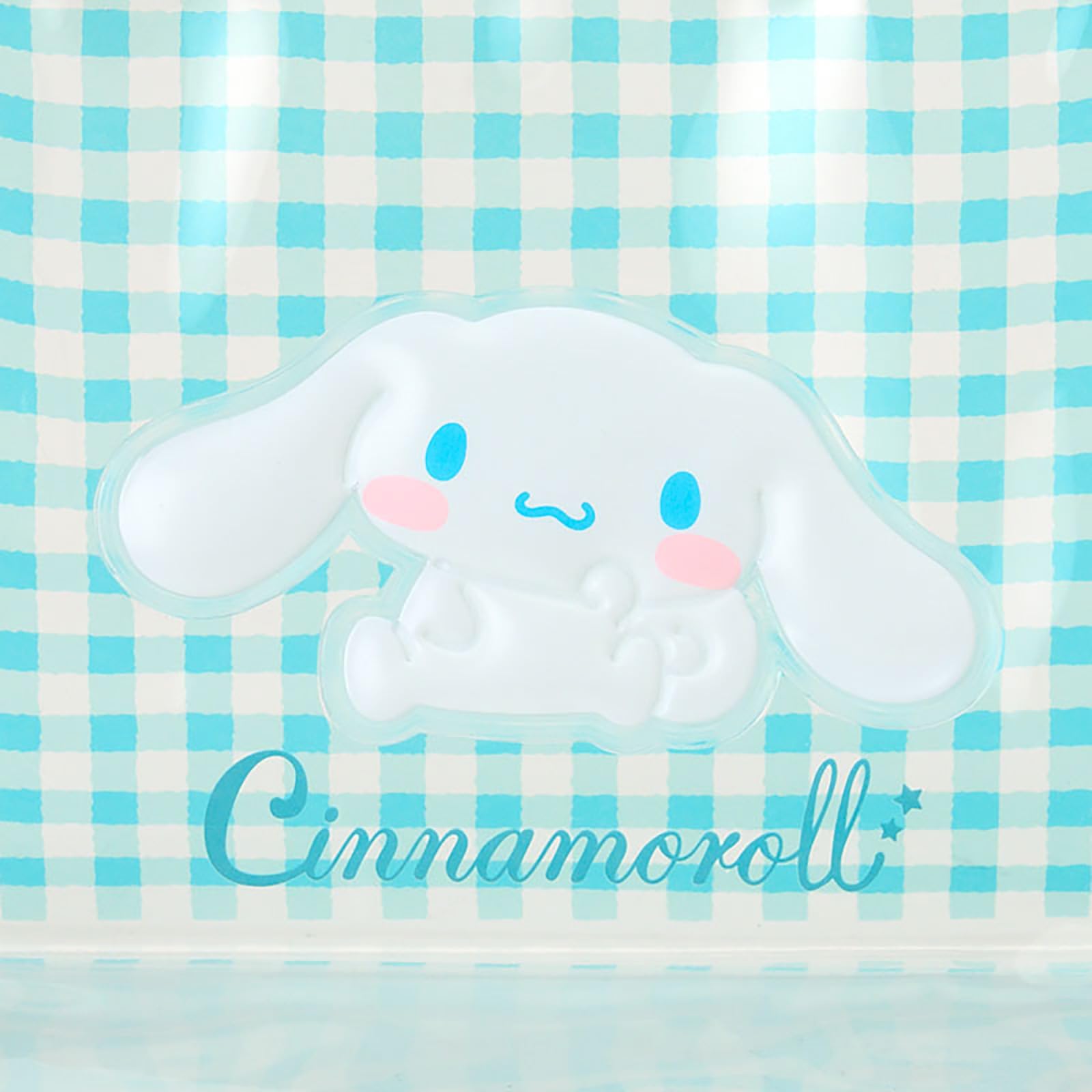 Sanrio Cinnamoroll Clear Pouch for Kids - Transparent PVC with Steel Zipper
