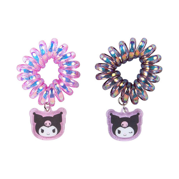 Sanrio My Melody Hair Tie Set of 2 Coil Ponytail Holders- Japan Figure Store - #1 Bring To You The Best Japanese Goods