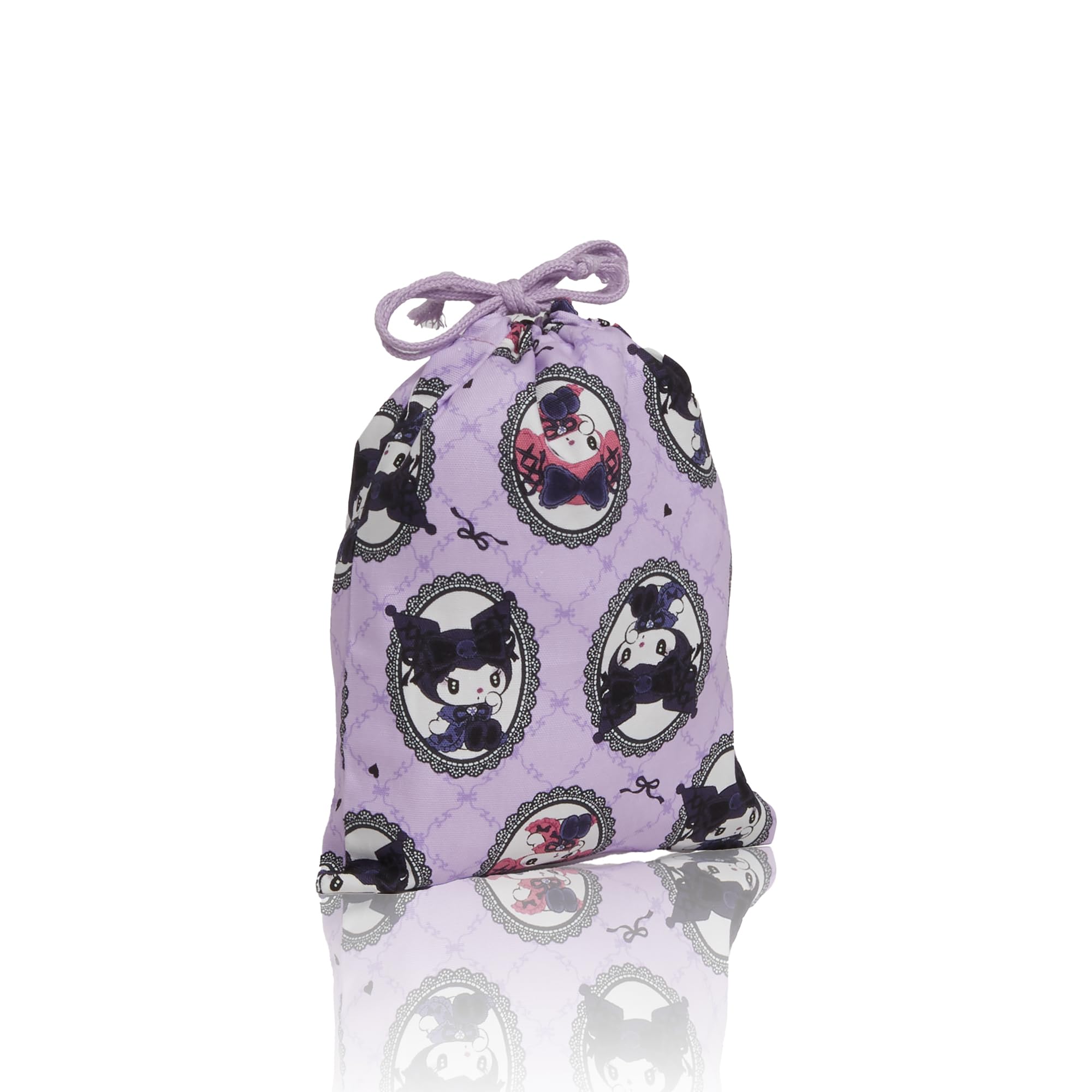 Sanrio Drawstring Bag Cg-3497 My Melody Kuromi Cotton Backpack- Japan Figure Store - #1 Bring To You The Best Japanese Goods