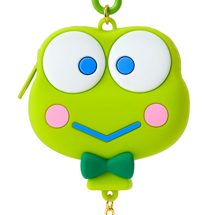 Sanrio Kerokerokeroppi Face-Shaped Silicone Mini Pouch for Ages 3+