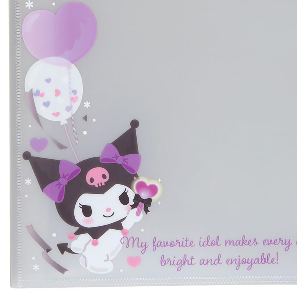 Sanrio Kuromi File Folder 33x25.5x2cm - Adorable Kuromi-Chan Character- Japan Figure Store - #1 Bring To You The Best Japanese Goods