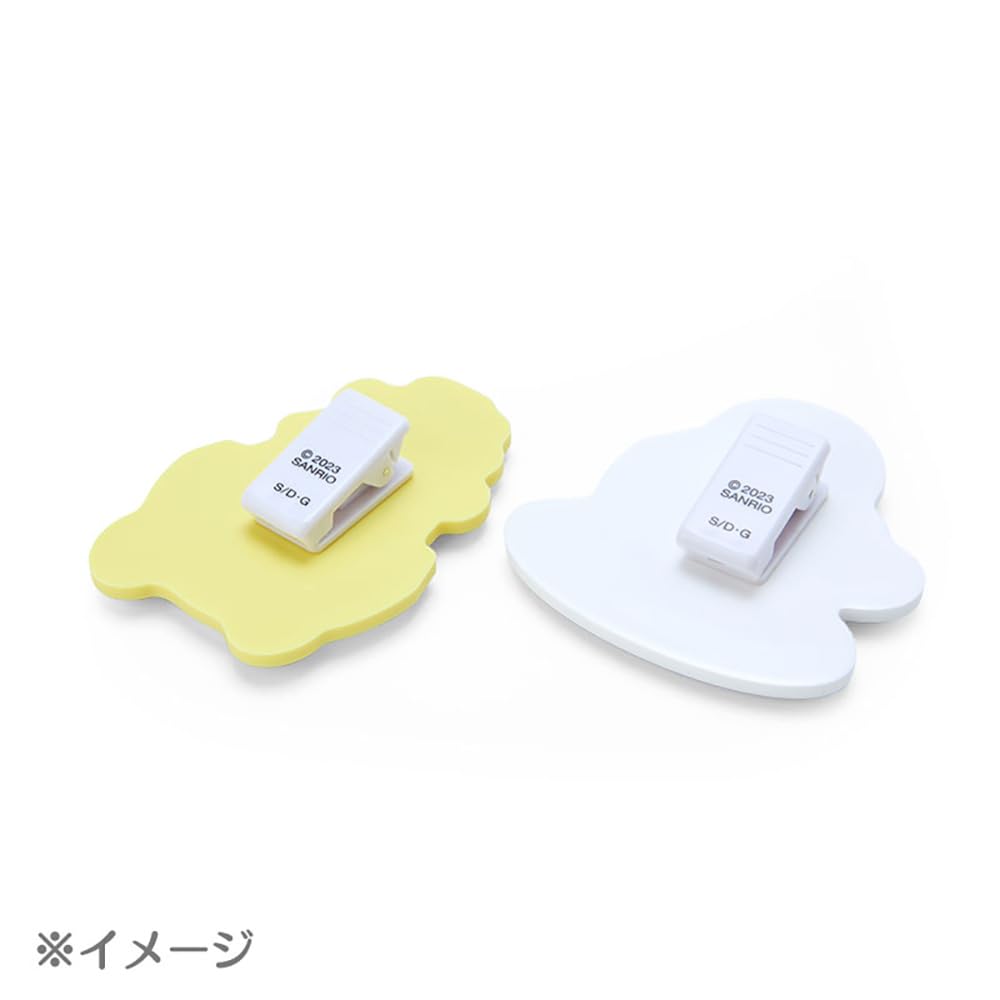 Sanrio Gudetama Clip Set of 2 - Cute Gudetama Land Design Clips- Japan Figure Store - #1 Bring To You The Best Japanese Goods