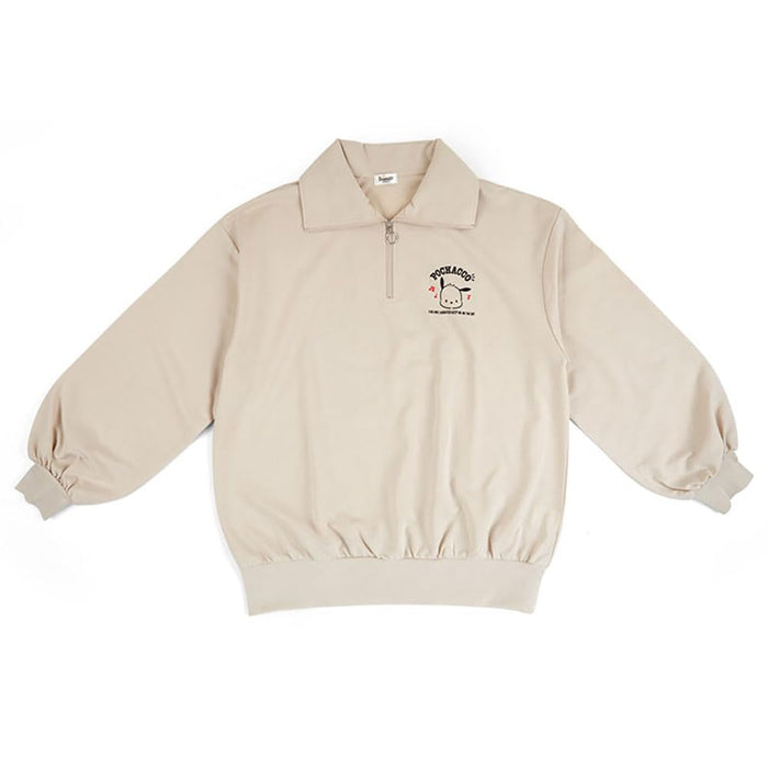 Sanrio Pochacco Half Zip Sweatshirt Trainer - Cozy and Stylish- Japan Figure Store - #1 Bring To You The Best Japanese Goods