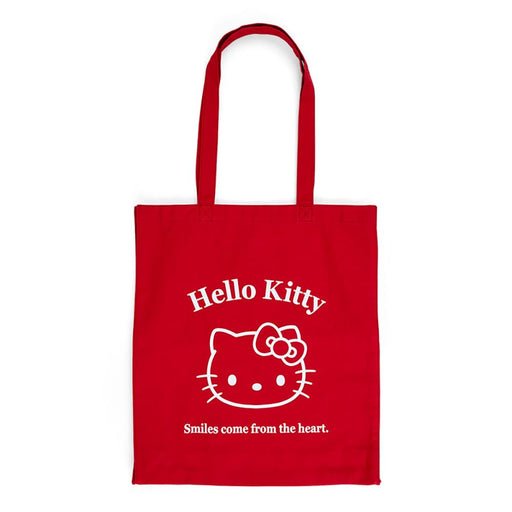 Sanrio Hello Kitty Cotton Tote Bag Handbag 40x36x10cm Character Design- Japan Figure Store - #1 Bring To You The Best Japanese Goods