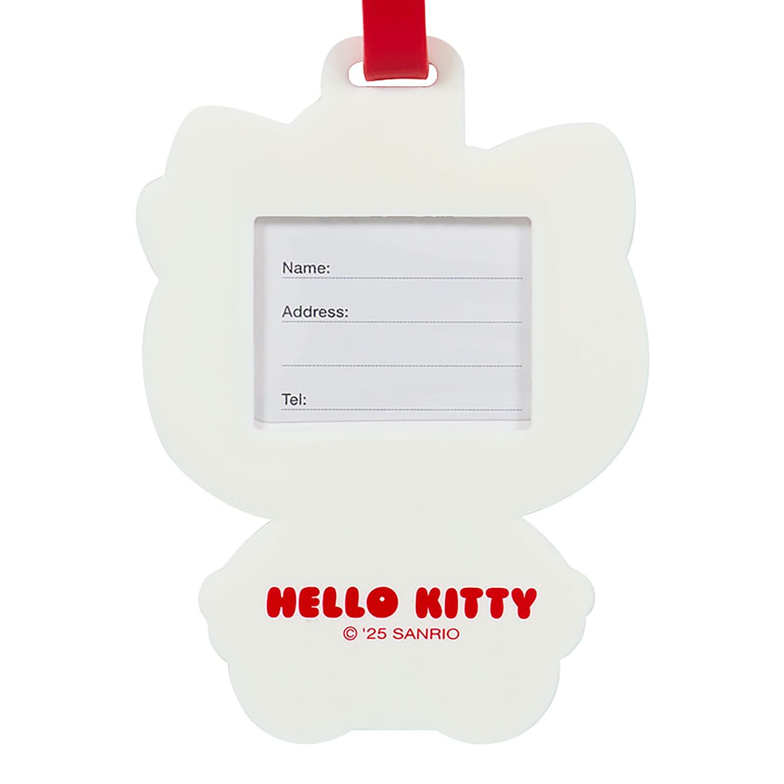 Sanrio Hello Kitty Luggage Tag PVC PET with Paper Name Card 679569