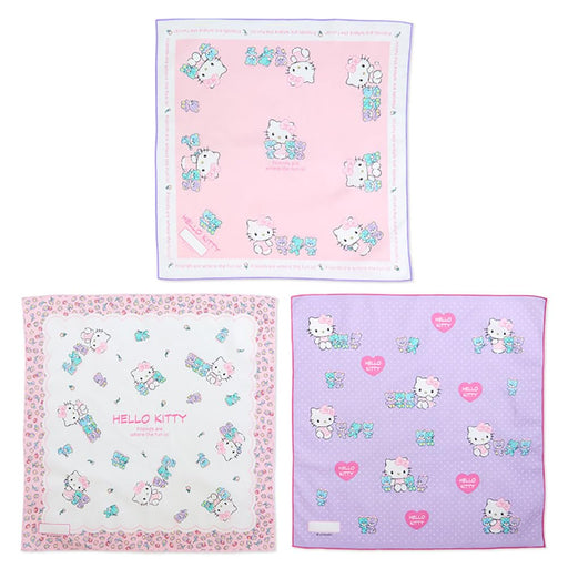 Sanrio Hello Kitty Lunch Cloth Set of 3 – Durable and Cute Table Linens- Japan Figure Store - #1 Bring To You The Best Japanese Goods