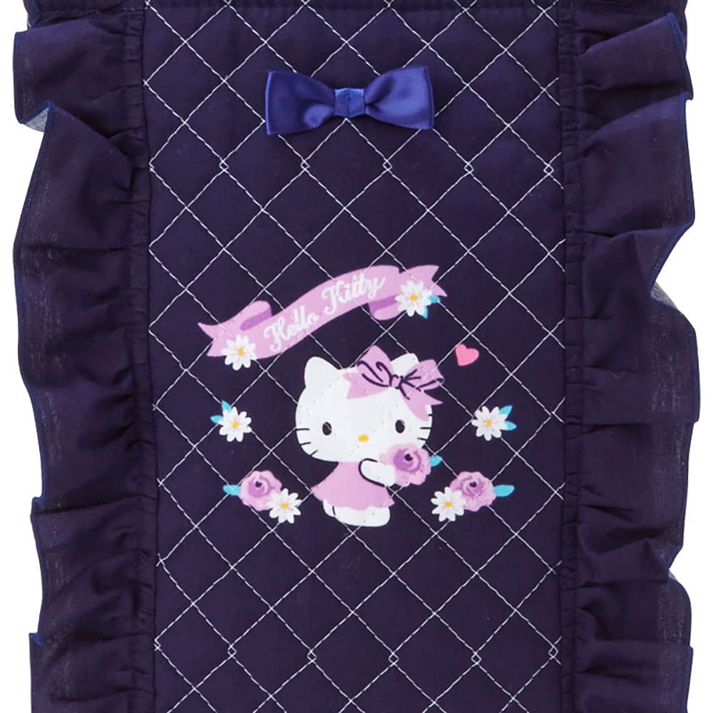 Sanrio Hello Kitty Navy Quilted Shoe Bag Durable and Stylish- Japan Figure Store - #1 Bring To You The Best Japanese Goods