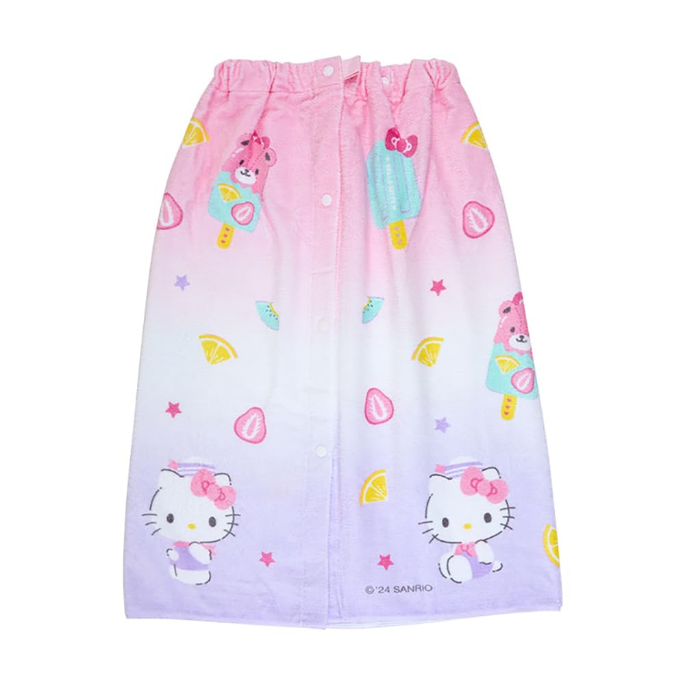 Sanrio Hello Kitty Wrap Towel - 70x115cm Character Print- Japan Figure Store - #1 Bring To You The Best Japanese Goods