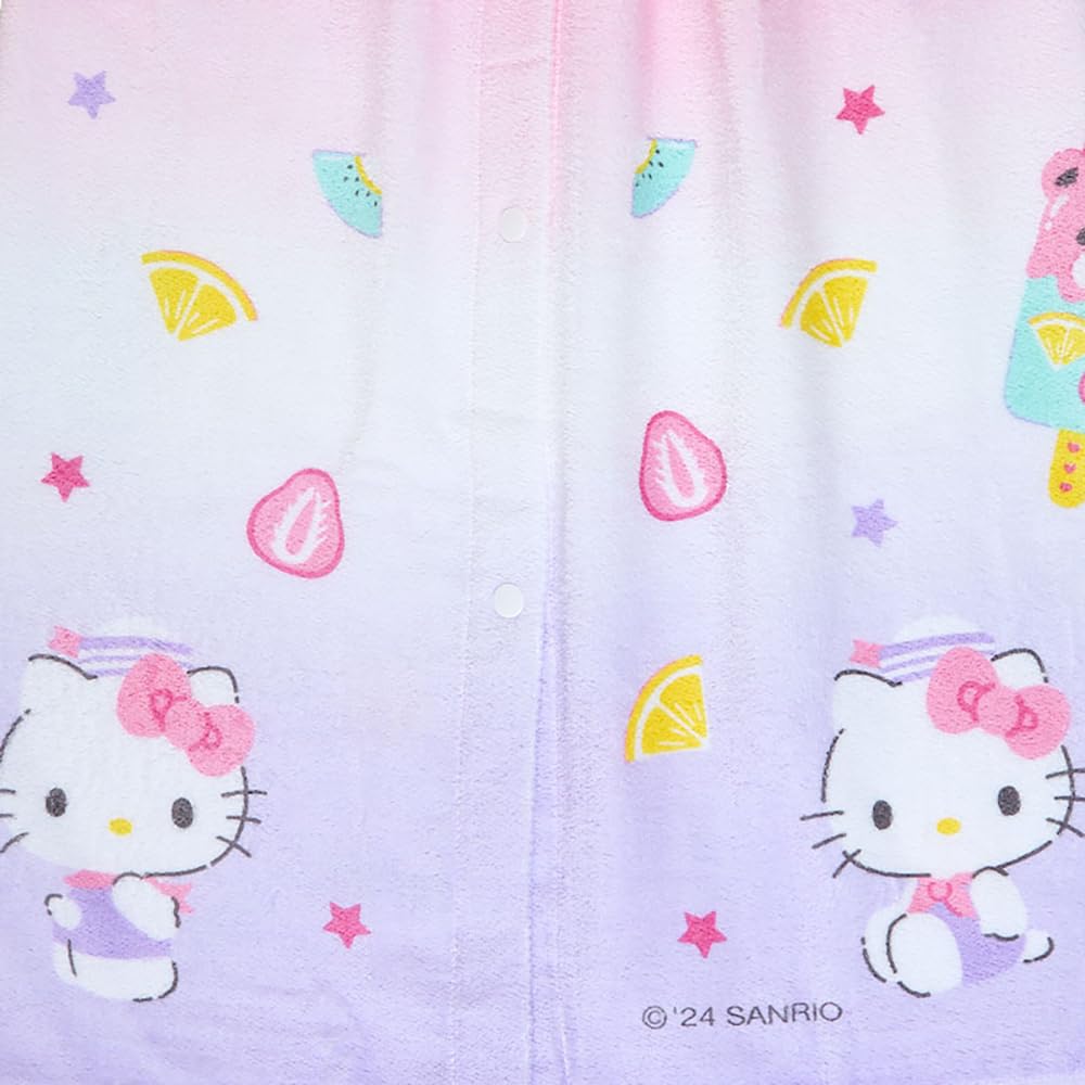 Sanrio Hello Kitty Wrap Towel - 70x115cm Character Print- Japan Figure Store - #1 Bring To You The Best Japanese Goods