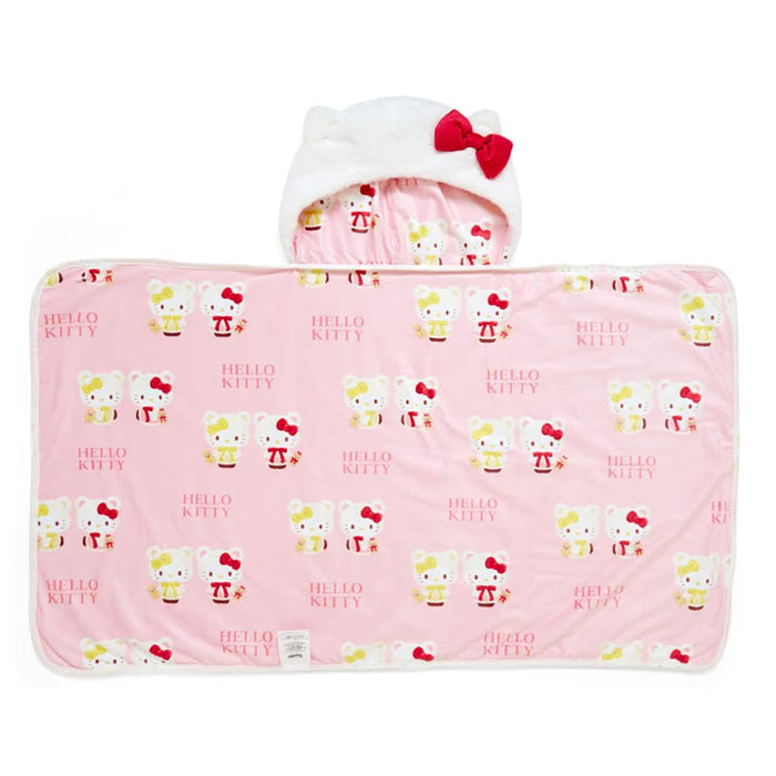 Sanrio Hooded Blanket Hello Kitty Birthday Series 2022 120x10x97 Cm- Japan Figure Store - #1 Bring To You The Best Japanese Goods