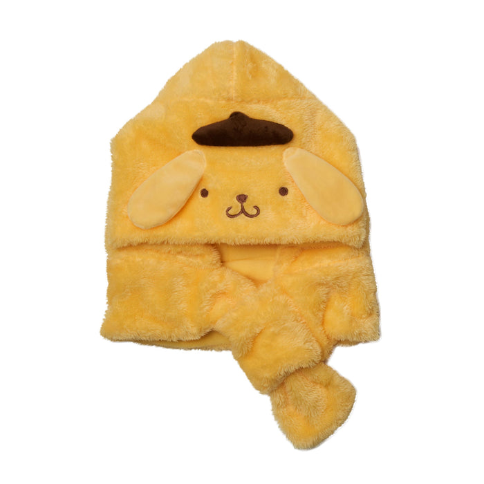 Sanrio Kerokerokeroppi Hooded Neck Warmer for Kids & Adults- Japan Figure Store - #1 Bring To You The Best Japanese Goods