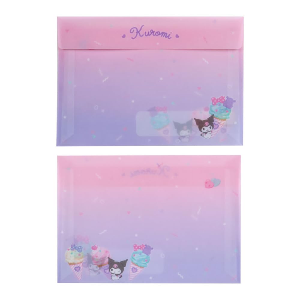 Sanrio Kuromi Ice Party Letter Set Stationery - 328383- Japan Figure Store - #1 Bring To You The Best Japanese Goods
