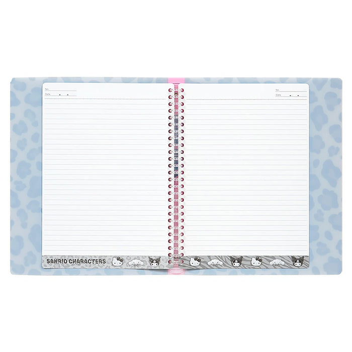 Sanrio Hello Kitty B5 Loose-Leaf Binder 26-Hole Monotone Animal Design