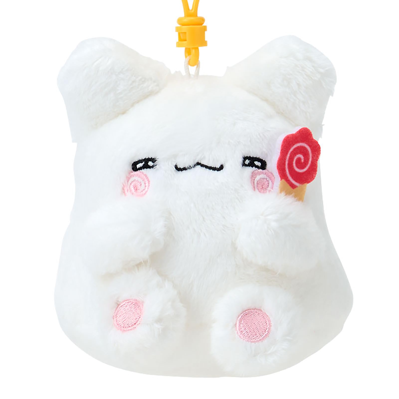 Sanrio Hanamaru Ghost Sweets Mascot Holder Polyester for Ages 6+