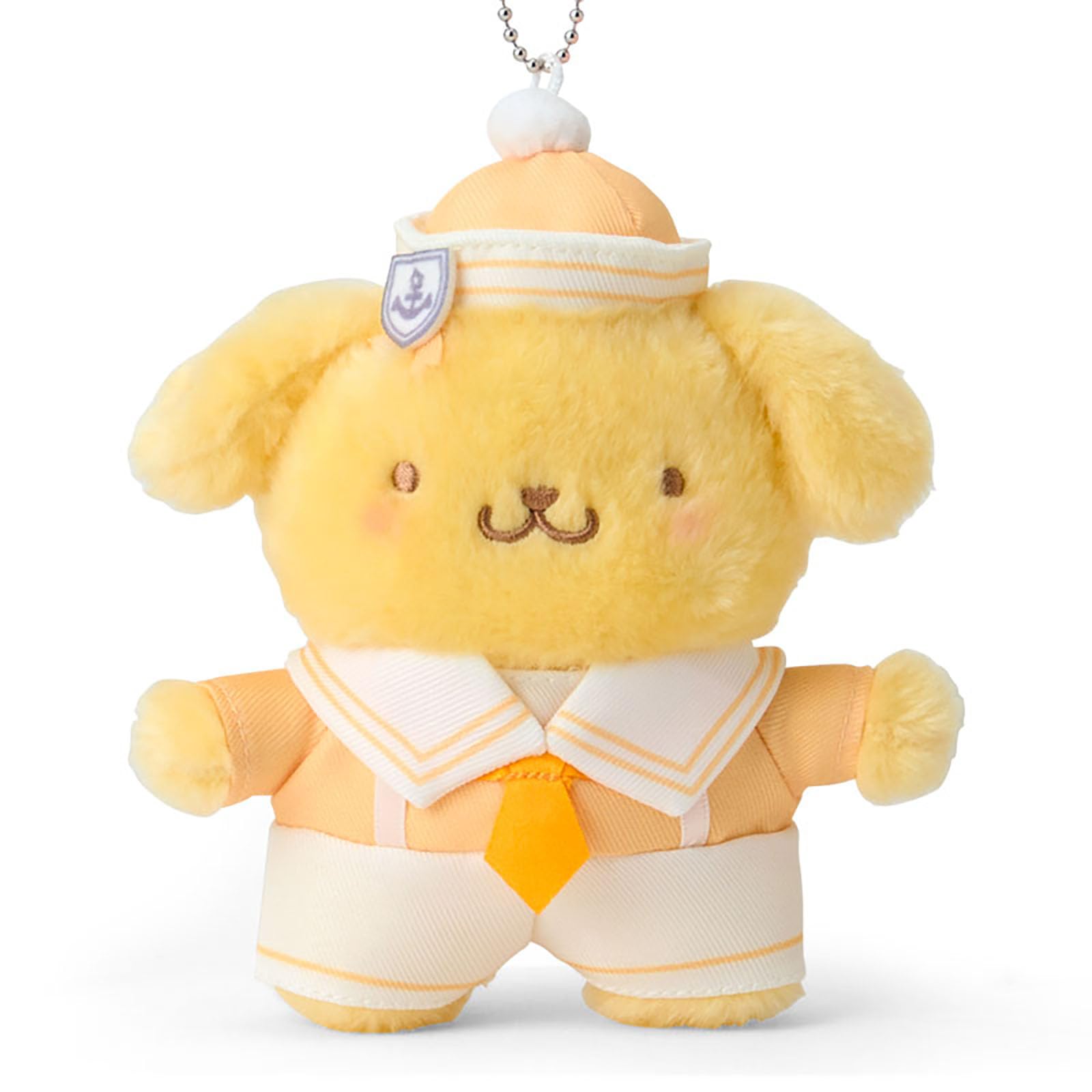 Sanrio Pompompurin Porte-médaille de marin en polyester pour enfants de 6 ans et plus.