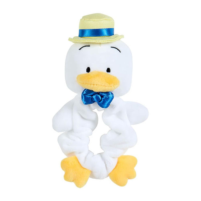 Sanrio Pekkle The Duck Mascot Scrunchie Singing and Dancing Hair Tie- Japan Figure Store - #1 Bring To You The Best Japanese Goods