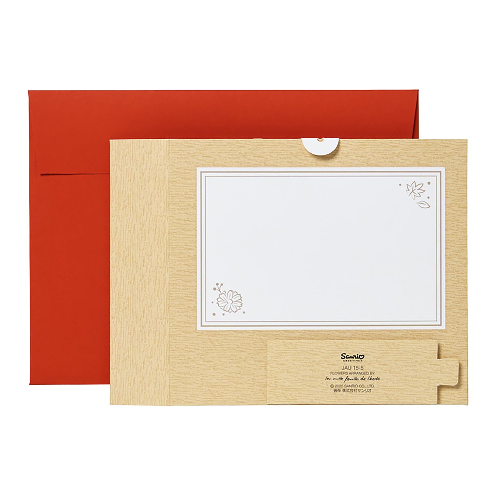 Sanrio Autumn Flower Box Message Cards Paper 15-5 504068