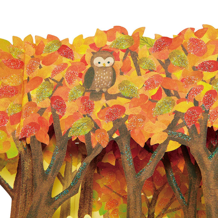 Sanrio Autumn Forest Animal Greeting Card with Message - Overseas Shipping- Japan Figure Store - #1 Bring To You The Best Japanese Goods