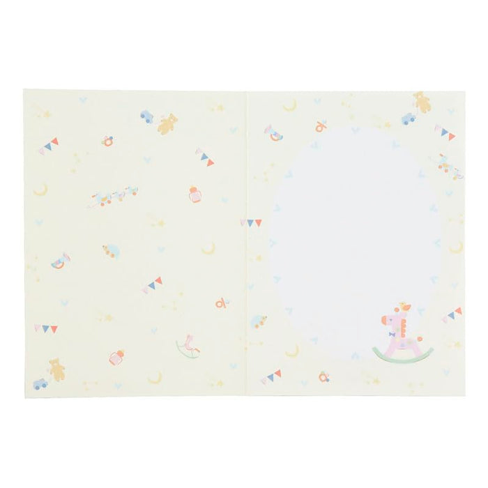 Sanrio Baby Gift Set: Ribbon Bib & Greeting Card Ships Overseas Bc251-4- Japan Figure Store - #1 Bring To You The Best Japanese Goods