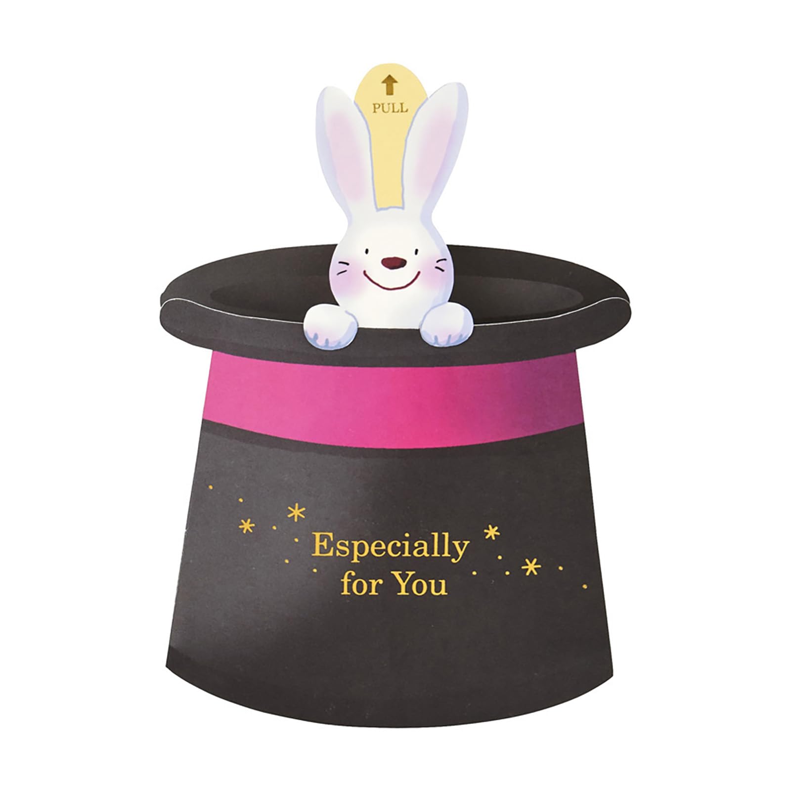 Sanrio Birthday Celebration Rabbit Message Card - Paper Top Hat Design