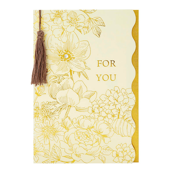 Sanrio Multipurpose Line Drawing Flower Greeting Card Overseas Shipping- Japan Figure Store - #1 Bring To You The Best Japanese Goods