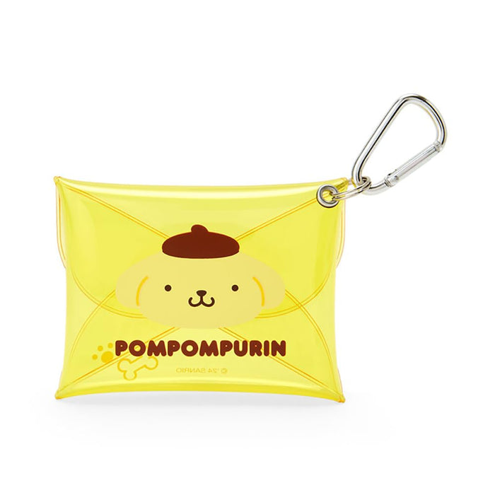 Sanrio Mini Clear Case Pompompurin Pudding Character Functional 8x10x1.5 cm- Japan Figure Store - #1 Bring To You The Best Japanese Goods