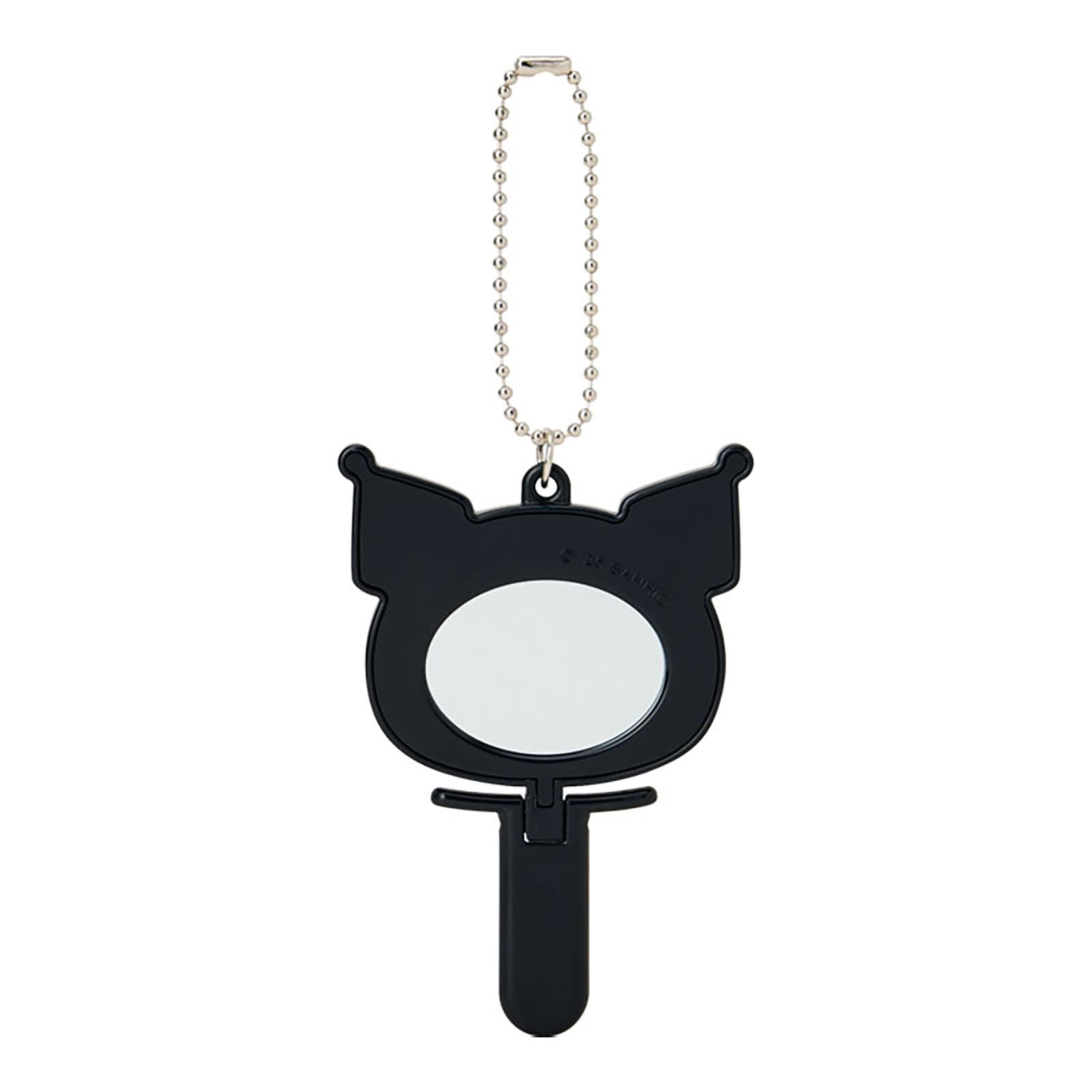 Sanrio Kuromi Mini Mirror Charm Keychain - ABS Resin & Steel