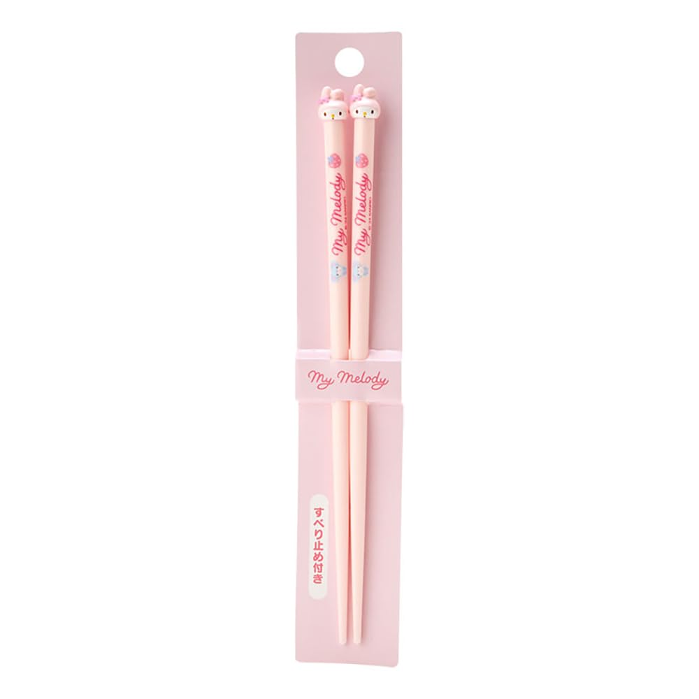 Sanrio My Melody Chopsticks with Mascot 21cm Character 2.4x1cm 989681- Japan Figure Store - #1 Bring To You The Best Japanese Goods