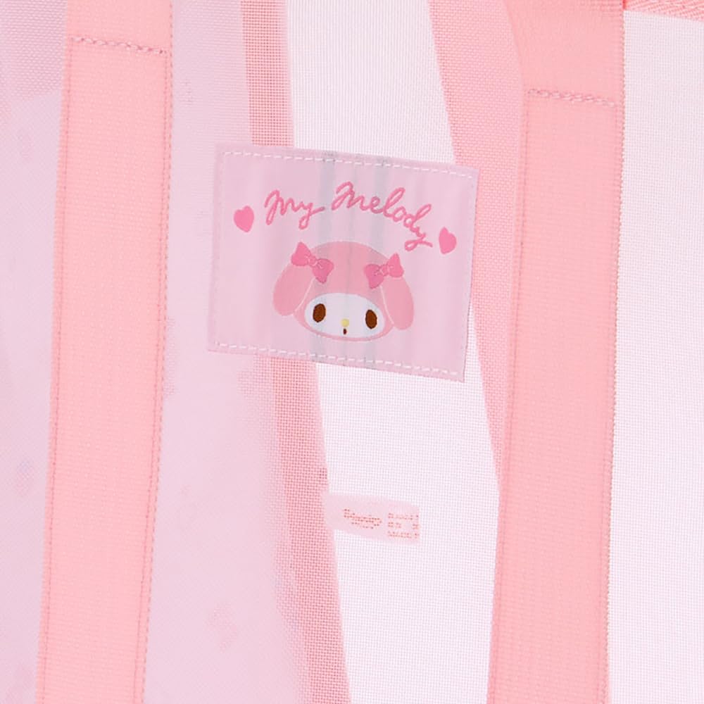 Sanrio My Melody Mesh Storage Case Medium - Cute and Durable Organizer- Japan Figure Store - #1 Bring To You The Best Japanese Goods