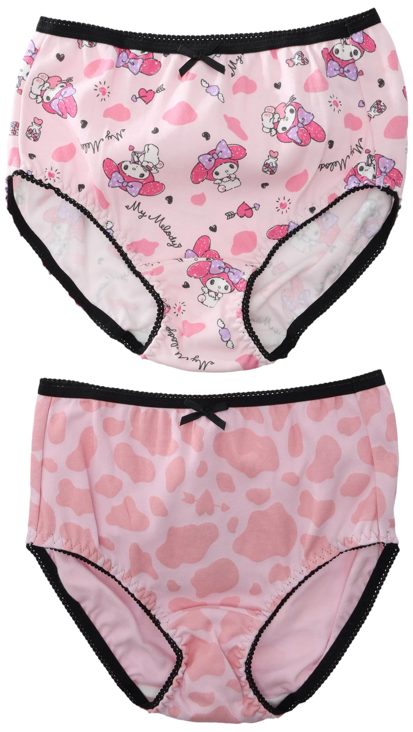Sanrio My Melody Girls 100% Cotton Shorts and Underwear Set Animal Pattern 2-Pack- Japan Figure Store - #1 Bring To You The Best Japanese Goods