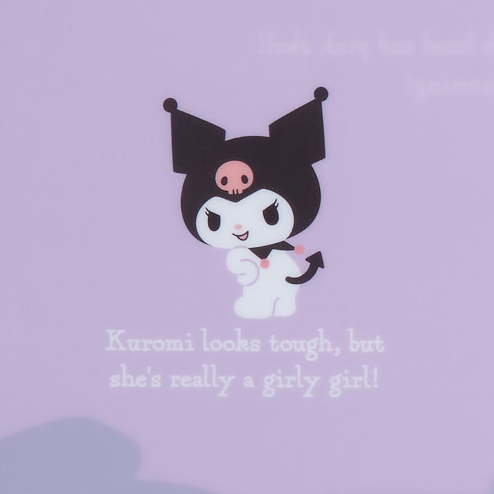 Sanrio Kuromi-Chan Character File 31x22 Cm 0.1 Cm Thickness 989975- Japan Figure Store - #1 Bring To You The Best Japanese Goods