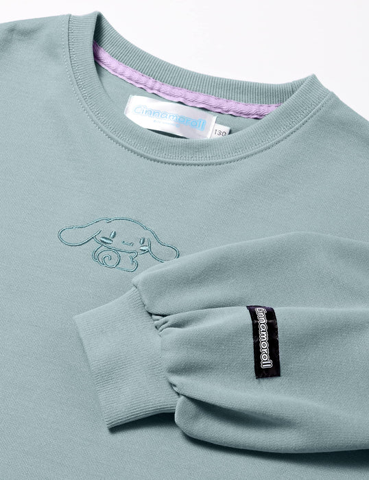 Sanrio Girls Pajama Set - Green Long Sleeve Top and Bottom 100% Cotton Size 100- Japan Figure Store - #1 Bring To You The Best Japanese Goods