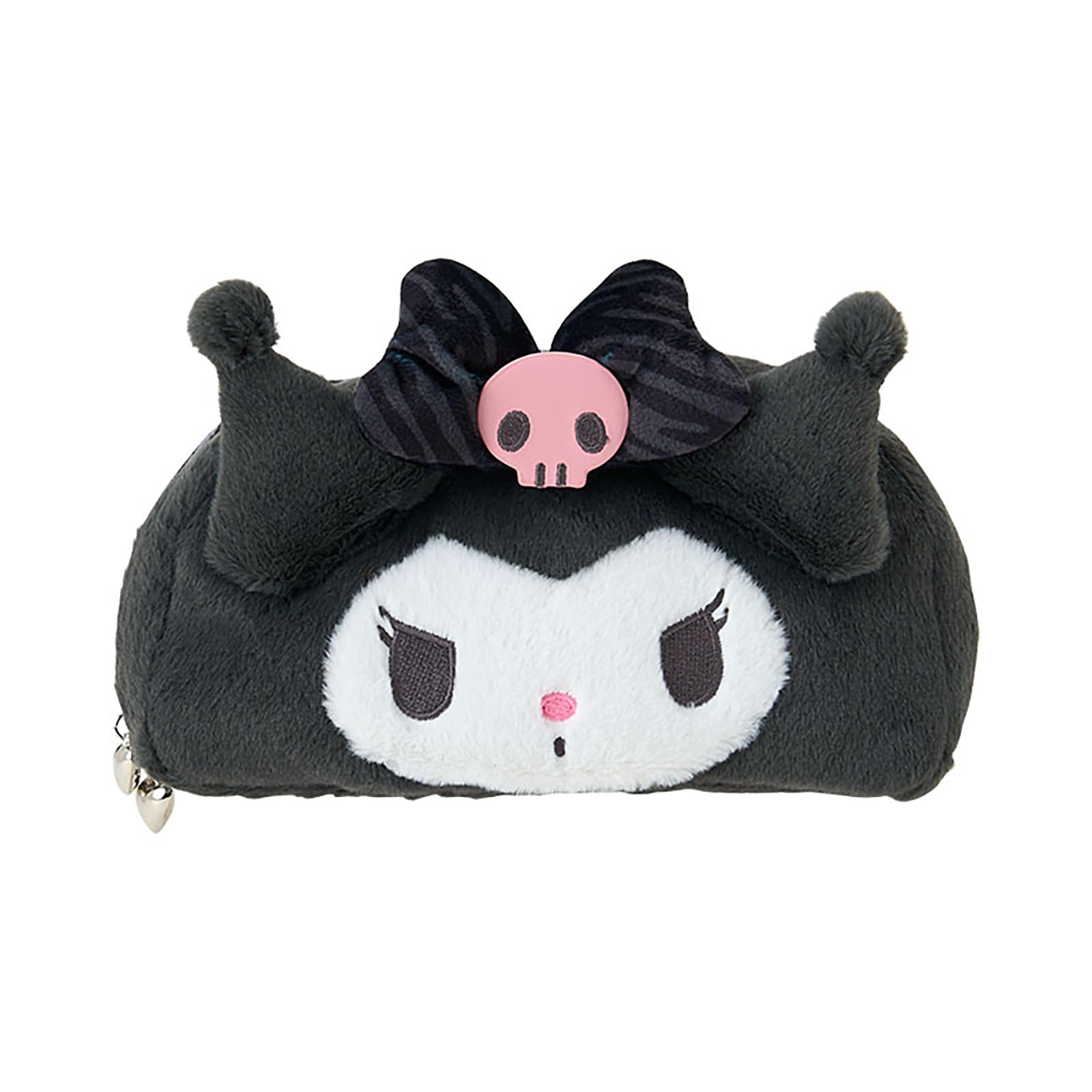 Étui à crayons Sanrio Kuromi Monotone Animal en polyester PU, design durable.