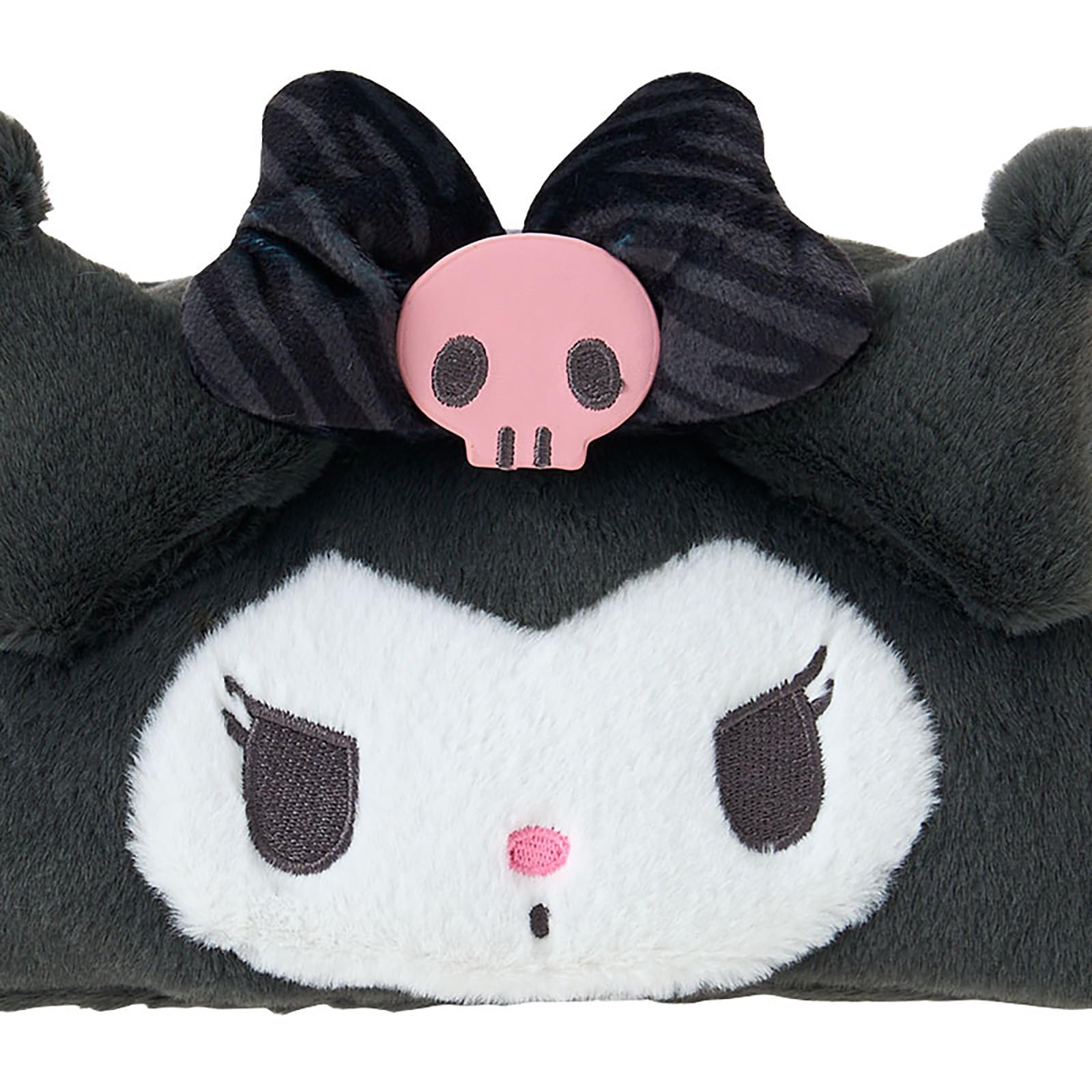 Étui à crayons Sanrio Kuromi Monotone Animal en polyester PU, design durable.