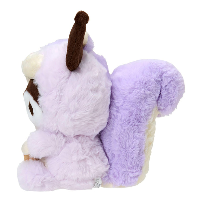 Sanrio Kuromi Squirrel Fluffy Plush Toy for Ages 3+ - Model 651109