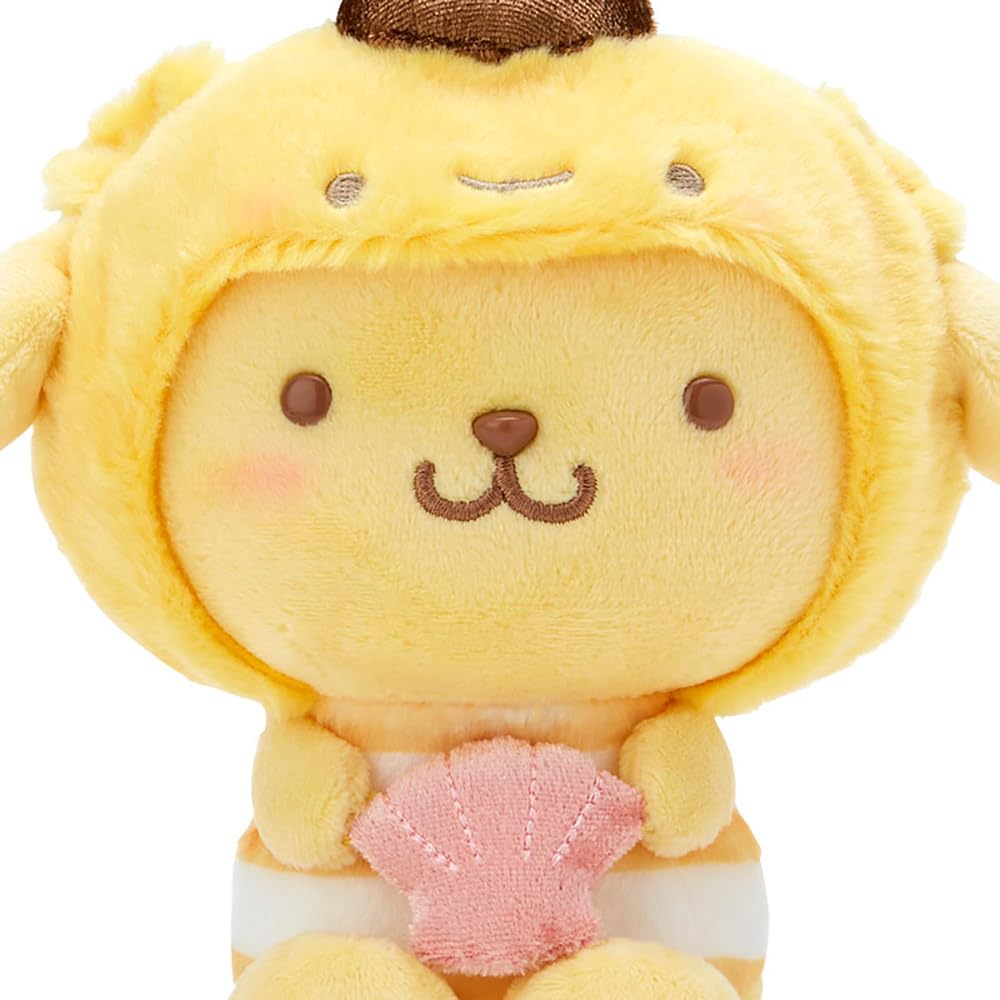 Sanrio Plush Toy Pompompurin Water Creatures 17x11x17cm- Japan Figure Store - #1 Bring To You The Best Japanese Goods