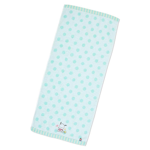 Sanrio Pochacco Imabari Dots Face Towel High Quality Cotton- Japan Figure Store - #1 Bring To You The Best Japanese Goods