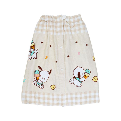 Sanrio Pochacco Wrap Towel 60cm by 110cm - Cute Character Bath Accessory- Japan Figure Store - #1 Bring To You The Best Japanese Goods