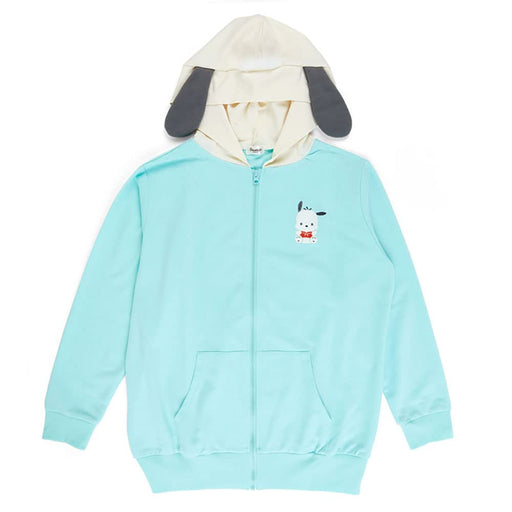 Sanrio Pochacco Zip-Up Hoodie for Kids - 835889 Pullover- Japan Figure Store - #1 Bring To You The Best Japanese Goods