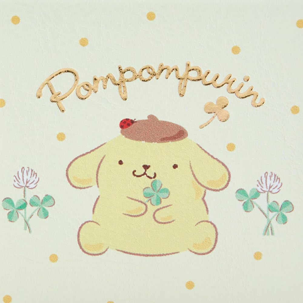 Sanrio Pompompurin Pocket Mirror Compact 6x6x0.9cm - New Life Accessory- Japan Figure Store - #1 Bring To You The Best Japanese Goods