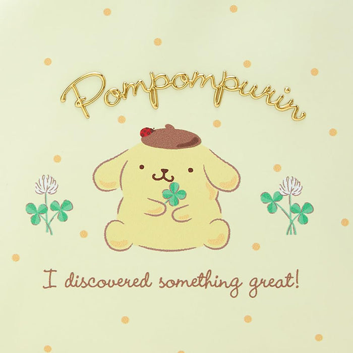 Sanrio Pompompurin Pouch 13x17x6cm - New Lifestyle Character Accessory- Japan Figure Store - #1 Bring To You The Best Japanese Goods