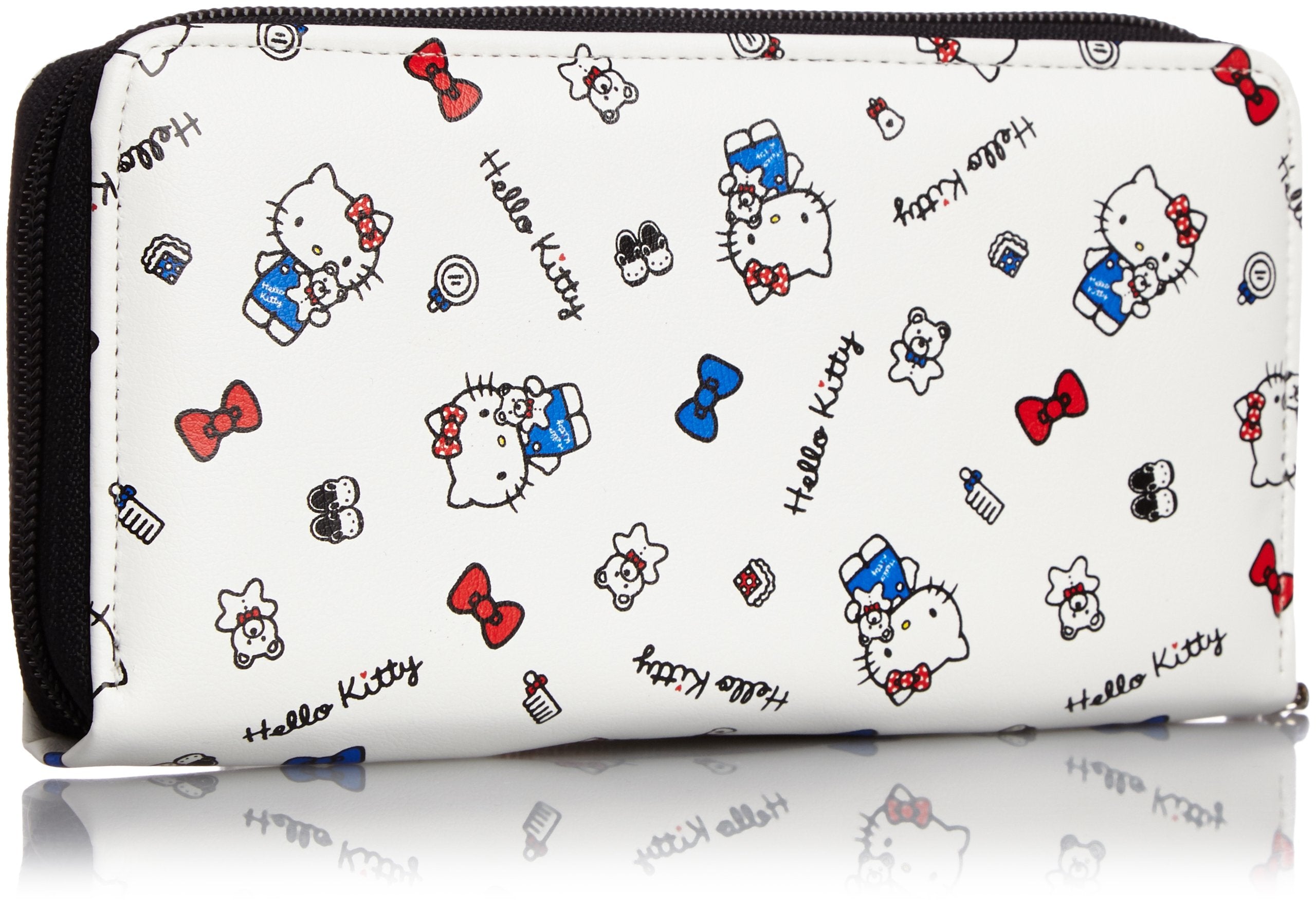 Sanrio Round Wallet White Compact Design Durable Material- Japan Figure Store - #1 Bring To You The Best Japanese Goods