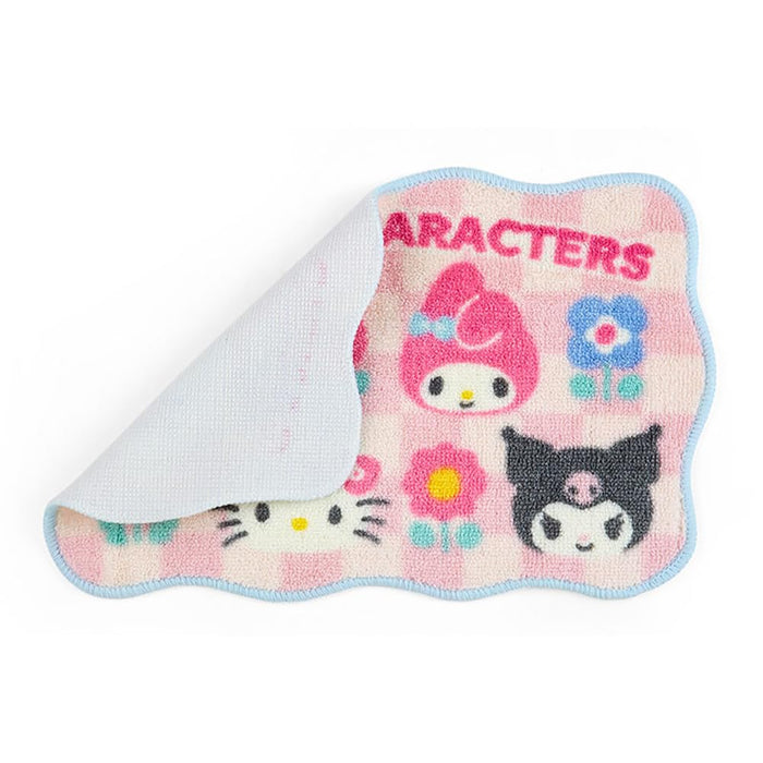 Sanrio Characters Mini Room Mat Pastel Checker 35x55cm- Japan Figure Store - #1 Bring To You The Best Japanese Goods