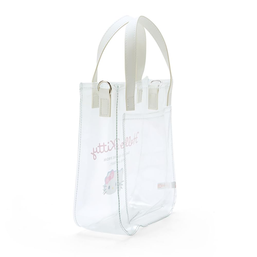 Sanrio Clear Shoulder Bag Hello Kitty 21x17x7.5 cm Character 181455- Japan Figure Store - #1 Bring To You The Best Japanese Goods