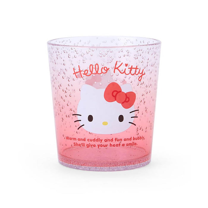Sanrio Hello Kitty 300ml Clear Tumbler for Kids and Adults- Japan Figure Store - #1 Bring To You The Best Japanese Goods