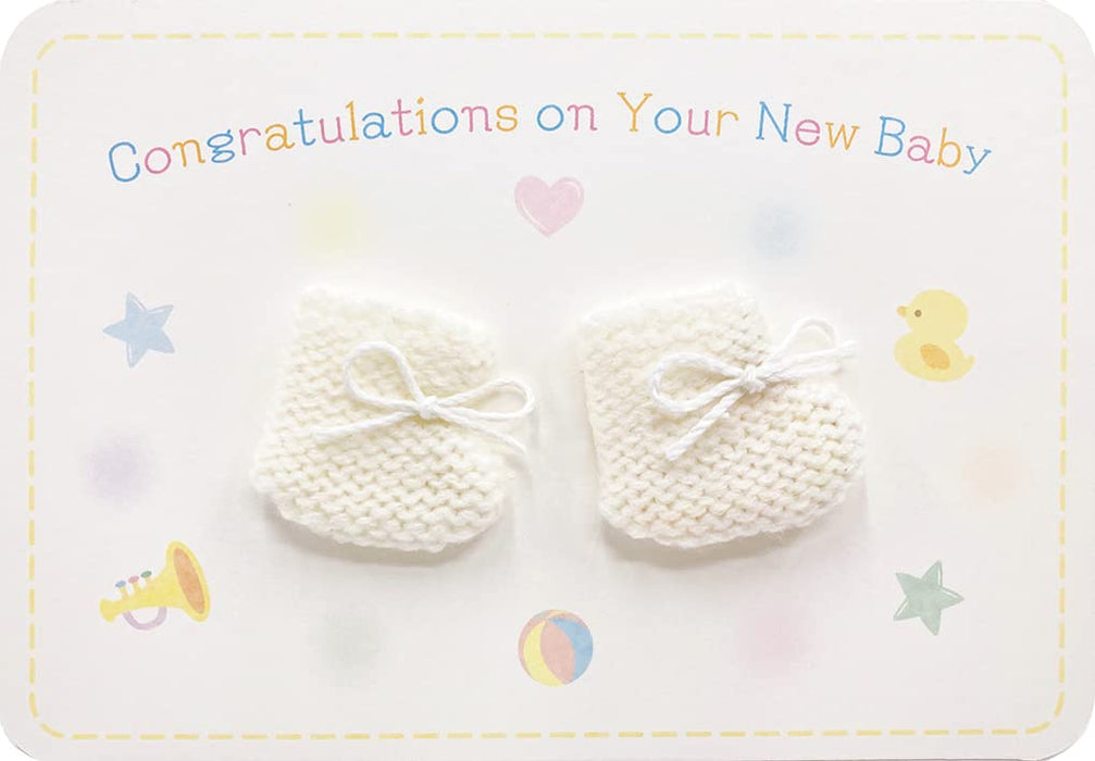 Sanrio Baby Gift Message Card with Baby Socks BC81-1 L 381- Japan Figure Store - #1 Bring To You The Best Japanese Goods