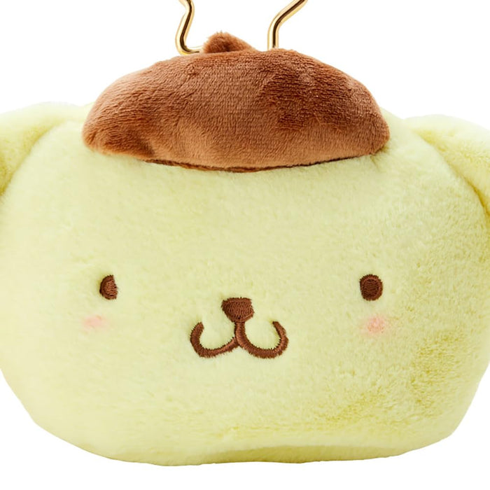 Sanrio Pompompurin Face-Shaped Pouch 12.5x18x7 cm 2nd Edition- Japan Figure Store - #1 Bring To You The Best Japanese Goods